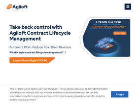 'agiloft.com' screenshot