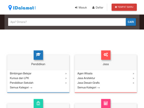 'idalamat.com' screenshot
