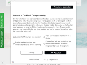'wb-trauer.de' screenshot