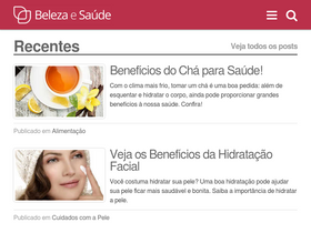 'belezaesaude.com' screenshot
