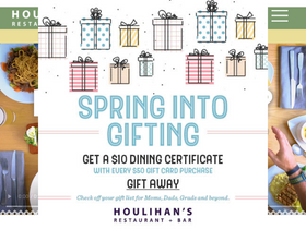 'houlihans.com' screenshot