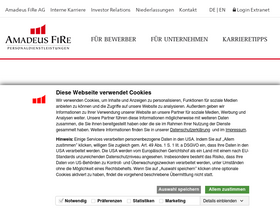 'amadeus-fire.de' screenshot
