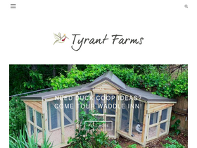 'tyrantfarms.com' screenshot