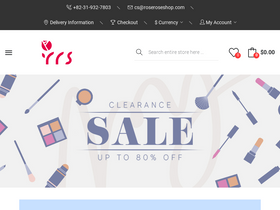 'roseroseshop.com' screenshot
