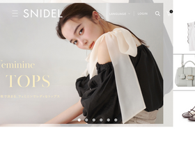'snidel.com' screenshot