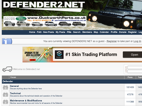 'defender2.net' screenshot