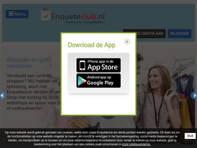 'enqueteclub.nl' screenshot