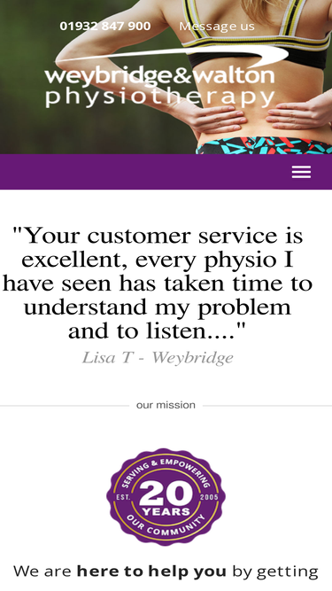 weybridgephysio.co.uk