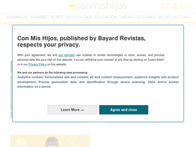 'conmishijos.com' screenshot