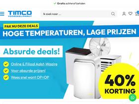 'timcovoordeelmarkt.nl' screenshot