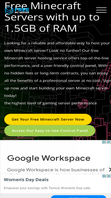 Minefort - Free Minecraft Servers