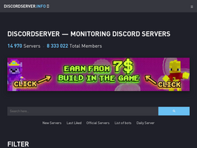 'discordserver.info' screenshot