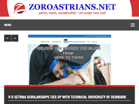 'zoroastrians.net' screenshot