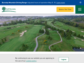 'golfburnaby.ca' screenshot