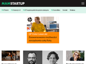 'mamstartup.pl' screenshot