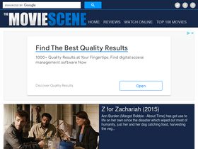 'themoviescene.co.uk' screenshot