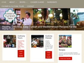 'ozlemsturkishtable.com' screenshot