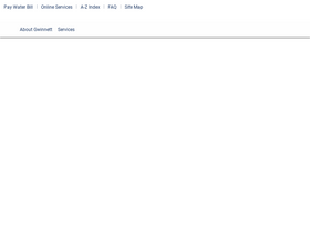 'gwinnettcounty.com' screenshot