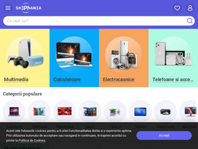 'shopmania.ro' screenshot