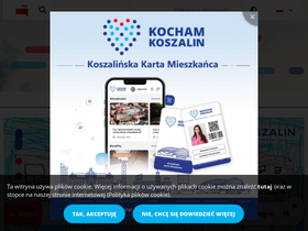 'koszalin.pl' screenshot