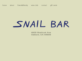 snailbaroakland.com