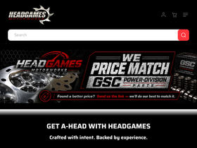 headgamesmotorworks.com homepage screenshot