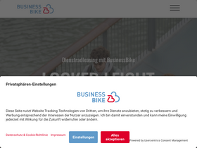 'businessbike.de' screenshot