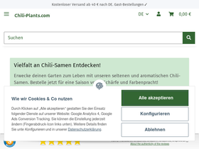 'chili-plants.com' screenshot