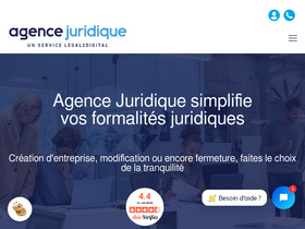 'agence-juridique.com' screenshot