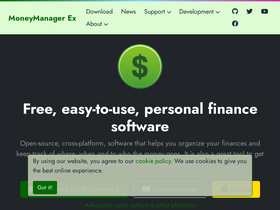 'moneymanagerex.org' screenshot