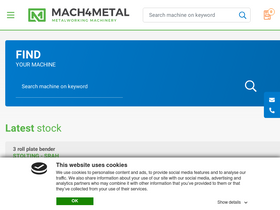 'mach4metal.com' screenshot
