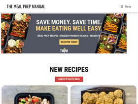 'mealprepmanual.com' screenshot