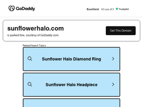 Sunflowerhalo homepage screenshot