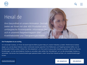 'hexal.de' screenshot