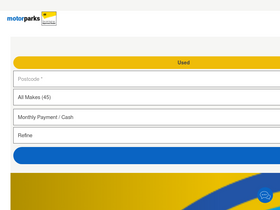'motorparks.co.uk' screenshot