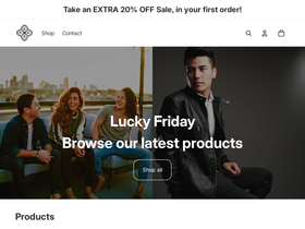 luckyfriday.store homepage screenshot