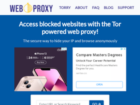 'weboproxy.com' screenshot