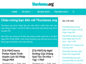 'thuvienso.org' screenshot