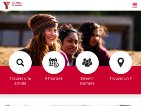 'ymcaquebec.org' screenshot