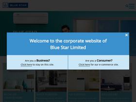'bluestarindia.com' screenshot