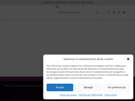 'clinicabuenavista.com' screenshot