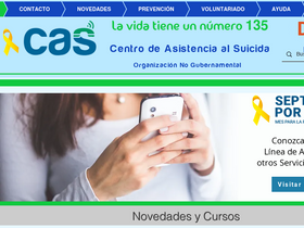 'asistenciaalsuicida.org.ar' screenshot