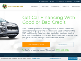 'autocreditexpress.com' screenshot