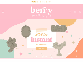 berry3dcreativeco.com.au homepage screenshot