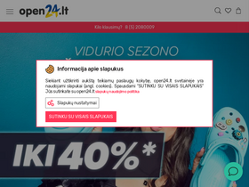 'open24.lt' screenshot