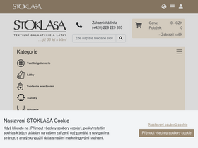 'stoklasa.cz' screenshot