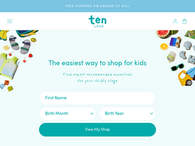 'tenlittle.com' screenshot