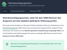 'wbs-rechner.de' screenshot