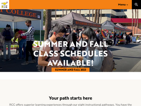 'rcc.edu' screenshot