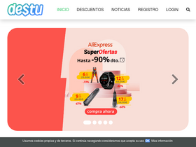 'descuentoestudiante.com' screenshot